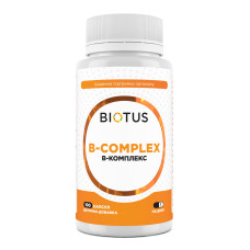 B-комплекс, B-complex, Biotus, 100 капсул