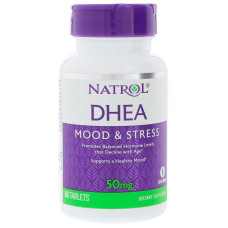 Дегидроэпиандростерон, DHEA, Natrol, 50 мг, 60 таблеток