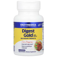 Ферменти для травлення, Digest Gold, Enzymedica, 45 капсул