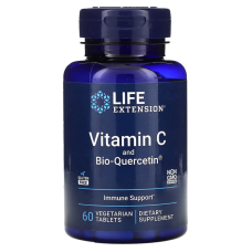 Витамин С + био-кверцетин, Vitamin C and Bio-Quercetin, Life Extension, 60 вегетарианских таблеток