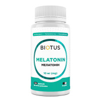 Мелатонин, Melatonin, Biotus, 10 мг, 100 капсул