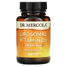 Вітамін D ліпосомальний, Liposomal Vitamin D, Dr. Mercola, 5000 МО, 30 капсул
