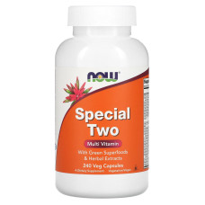 Мультивитамины, Special Two, NOW Foods, 240 вегетарианских капсул