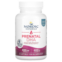 Риб'ячий жир для вагітних, Prenatal DHA, Nordic Naturals, 500 мг, 90 капсул