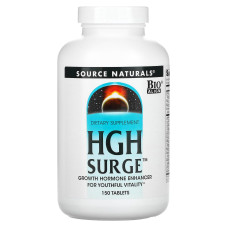 Гормон роста, HGH Surge, Source Naturals, 150 таблеток