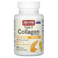 Колаген II типу, Type II Collagen, Jarrow Formulas, комплекс, 1000 мг, 60 капсул (500 мг у капсулі)