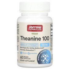 Теанін, Theanine, Jarrow Formulas, 100 мг, 60 капсул