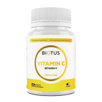 Витамин С, Vitamin C, Biotus, 500 мг, 60 капсул