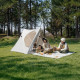 Намет тримісний з тентом Naturehike Kabi Quick-Set CNK2650WS020, коричневий