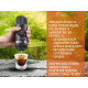 Портативна еспресо-кавоварка Wacaco Nanopresso сіра, механічна, для меленої кави