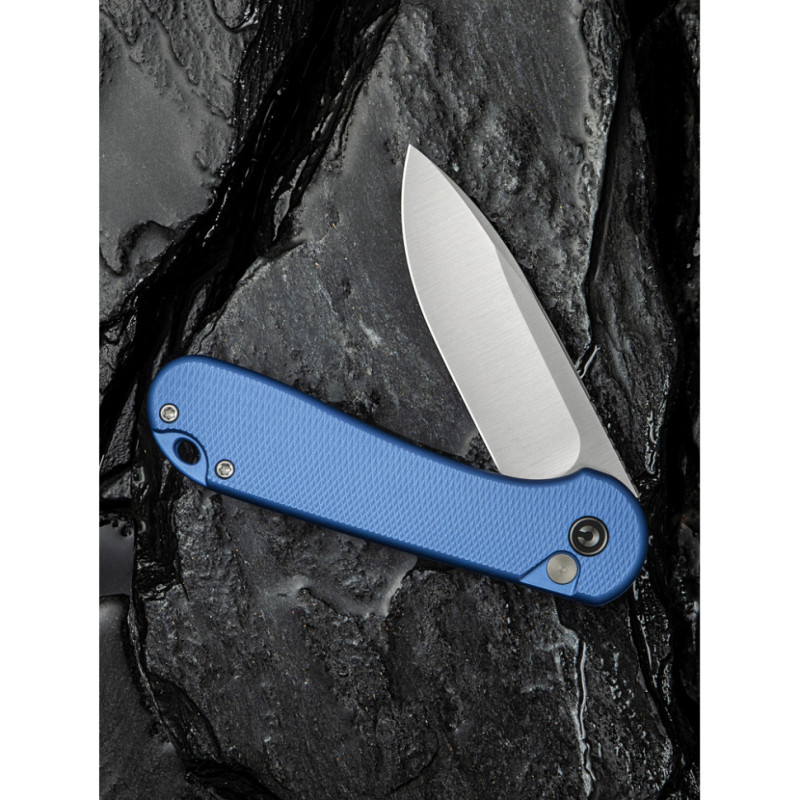 Ніж складаний кишеньковий Civivi Elementum II, (7.5 см) Nitro-V / Aluminum синій