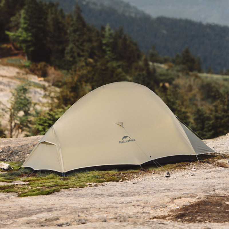 Намет надлегкий двомісний Naturehike Cloud Up Pro CNK2350WS020, 20D, пісочний