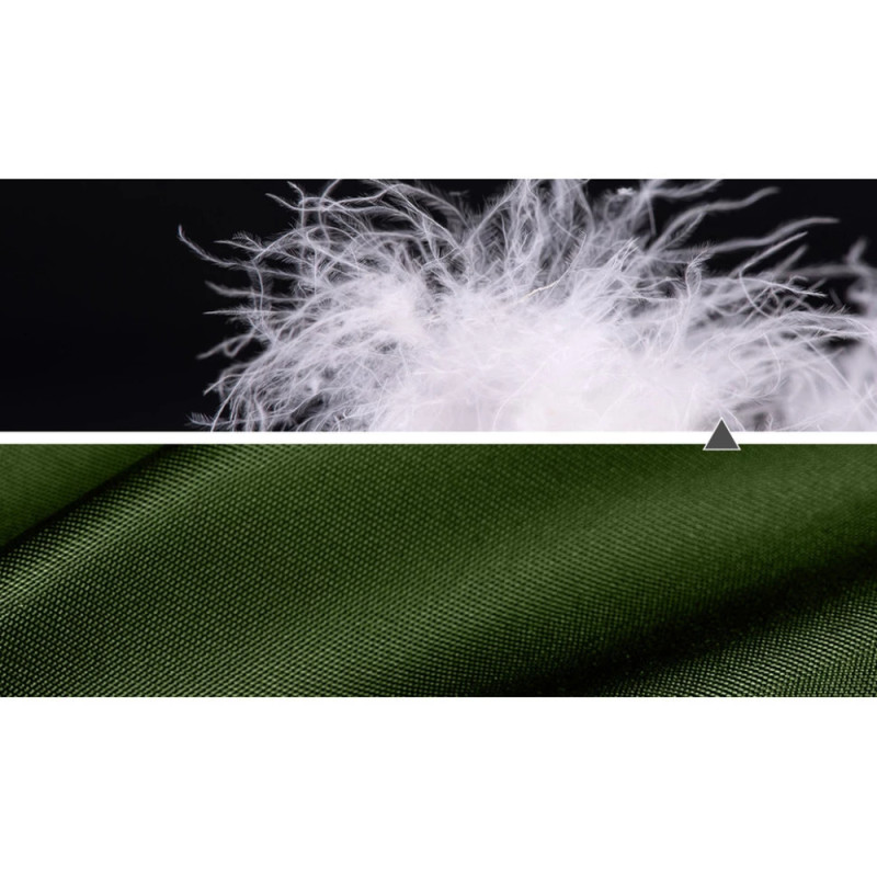 Спальний мішок з натуральним пухом Naturehike CWM295 CNK2300SD013, зелений