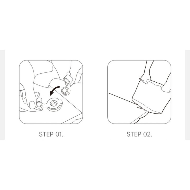 Матрац туристичний надувний одномісний Naturehike CNK2550WS019, 200х60х6.5 см, синій, для кемпінгу із мішком для надування