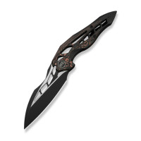 Ніж складаний туристичний Weknife Arrakis (8.8 см) Vanax / Titanium чорний з бронзою