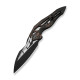 Ніж складаний туристичний Weknife Arrakis (8.8 см) Vanax / Titanium чорний з бронзою