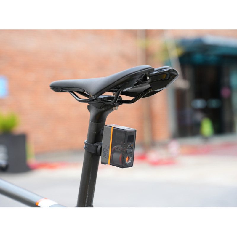 Велосипедний міні насос-задня фара Flextail Tiny Tire Pump ACS, чорний