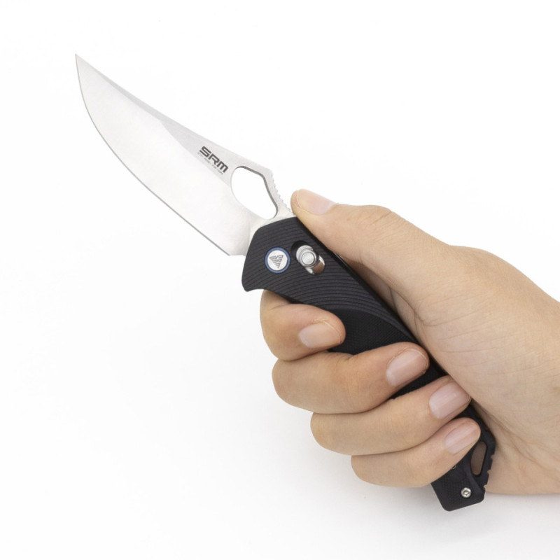 Ніж складаний SRM Retriever 9202, чорний