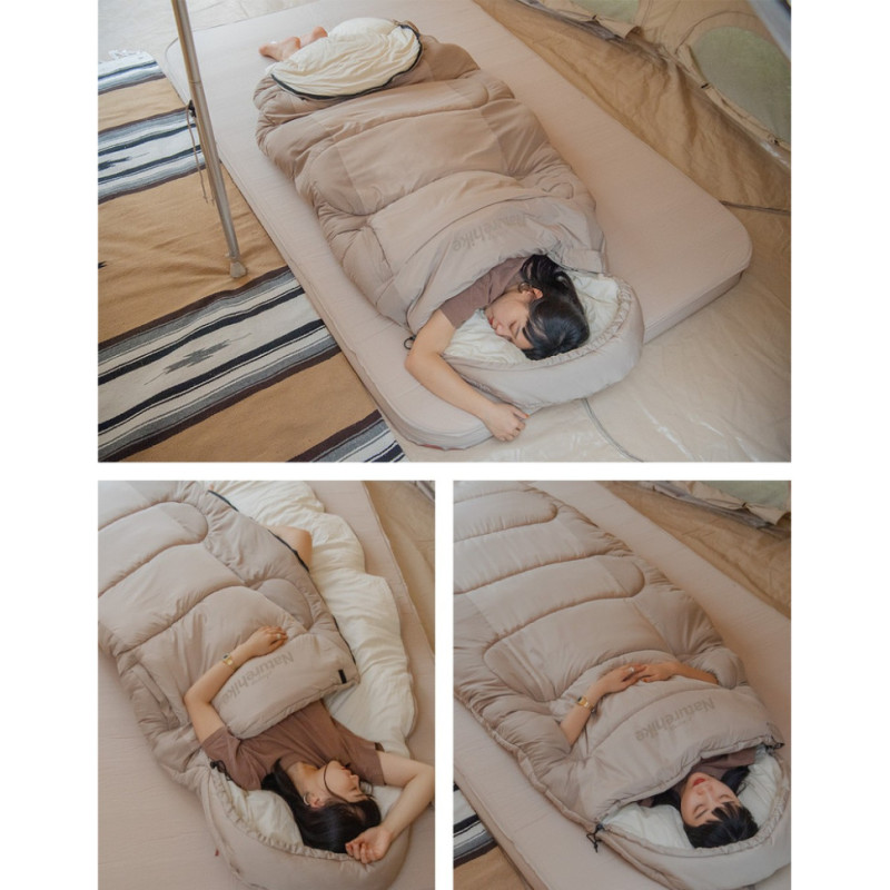 Спальний мішок овальний Naturehike PS300 CNK2350WS026, бежевий