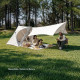 Намет тримісний з тентом Naturehike Kabi Quick-Set CNK2650WS020, коричневий