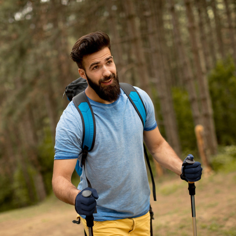 Рукавички туристичні сонцезахисні антиковзкі Naturehike NH21FS035 GL09-T, M, темно-сірий