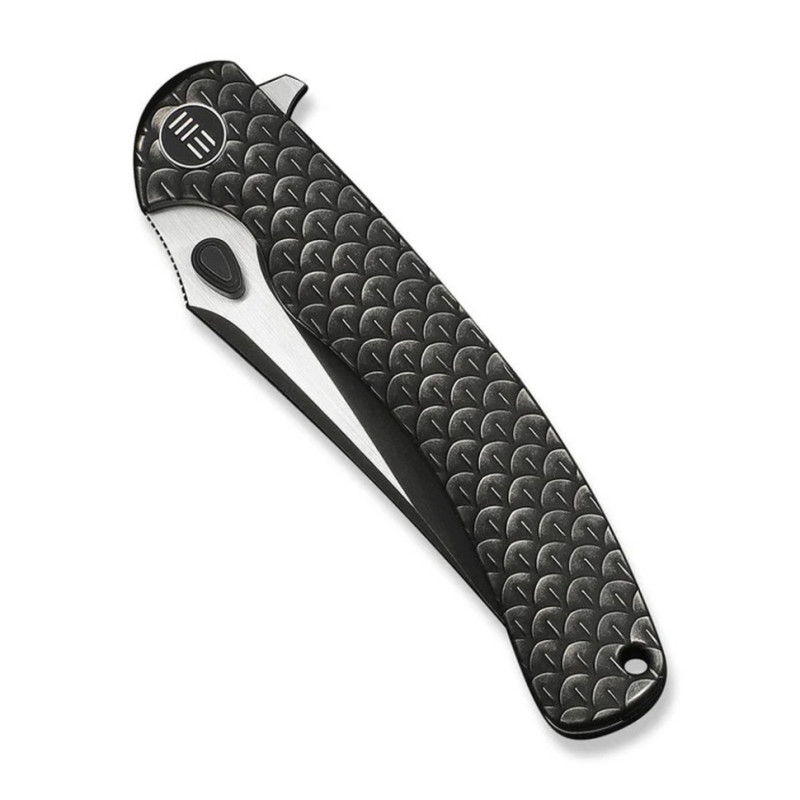 Ніж складаний туристичний Weknife Dracarys, (9.1 см) Böhler M390 / титан 6AL4V чорний