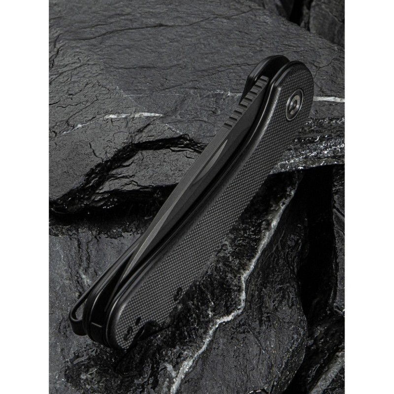 Ніж складаний кишеньковий Civivi Elementum Slip Joint, (7.5 см) 14C28N / G10 чорний