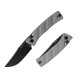 Ніж складаний Ruike P856-K сірий