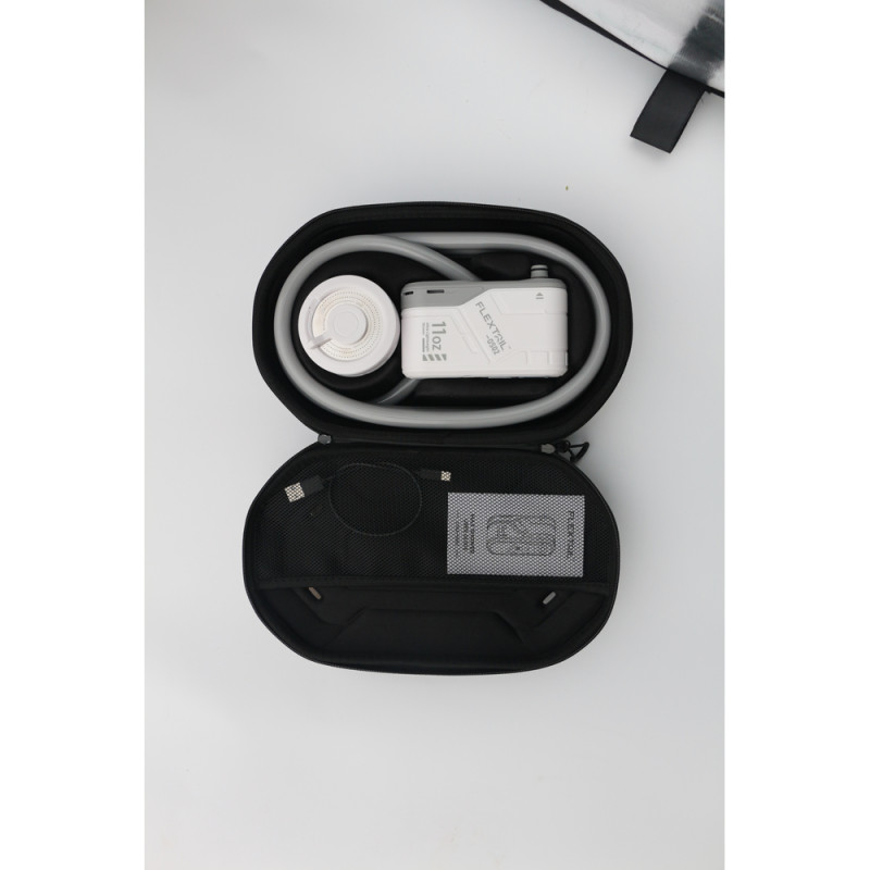 Душ портативний з насосом на акумуляторі Flextail Max Shower із чохлом, білий