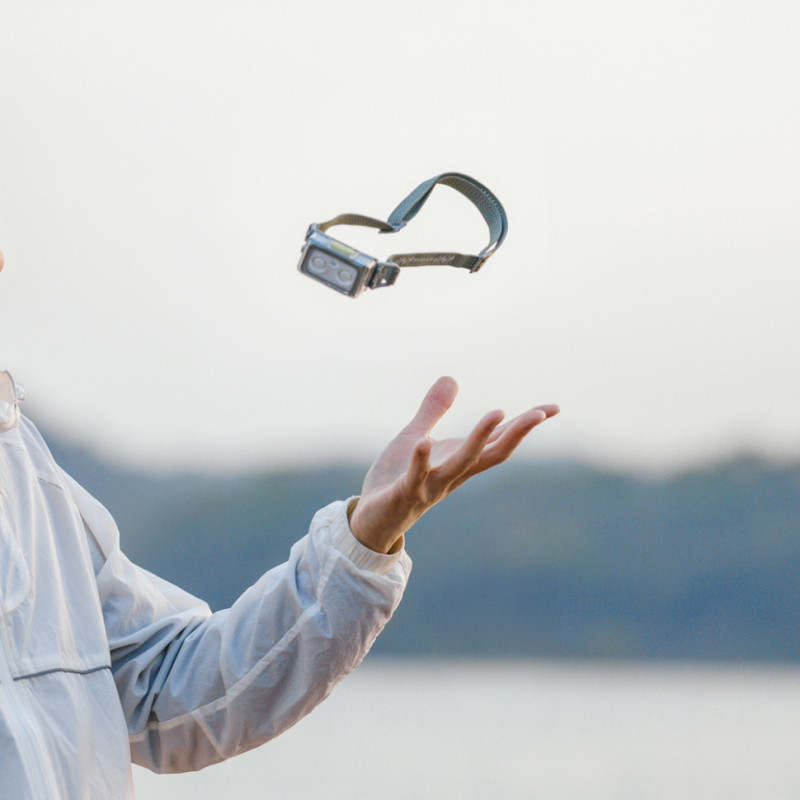 Ліхтар налобний Naturehike CNK2550ZM011, сірий