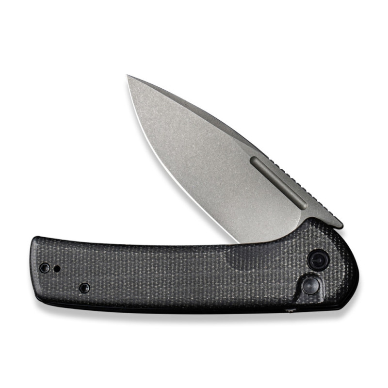 Ніж складаний туристичний Civivi Conspirator, (8.8 см) Nitro-V / Micarta чорний