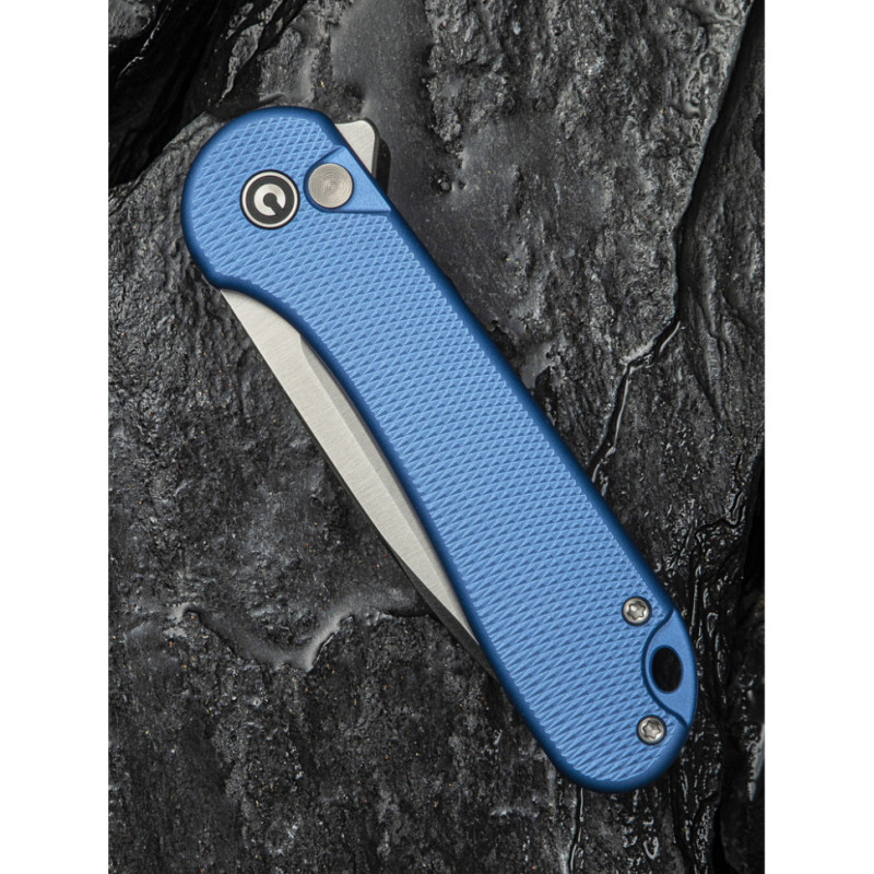 Ніж складаний кишеньковий Civivi Elementum II, (7.5 см) Nitro-V / Aluminum синій