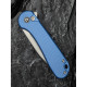 Ніж складаний кишеньковий Civivi Elementum II, (7.5 см) Nitro-V / Aluminum синій