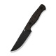 Ніж фіксований туристичний Weknife Notchline, (8.7 см) CPM S35VN /Carbon Fiber мідний з чохлом