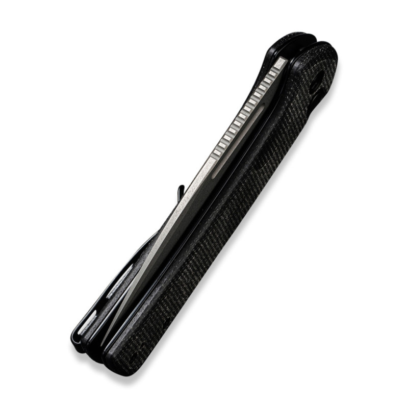 Ніж складаний туристичний Civivi Conspirator, (8.8 см) Nitro-V / Micarta чорний