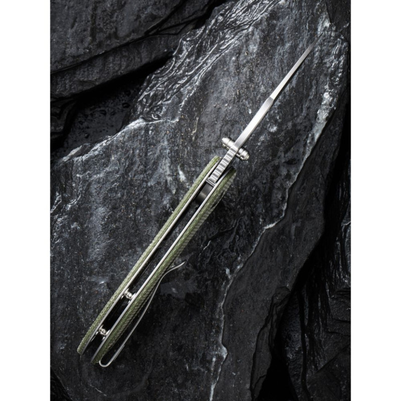 Ніж складаний кишеньковий Civivi Gordo, (6.4 см) D2 / Micarta оливковий