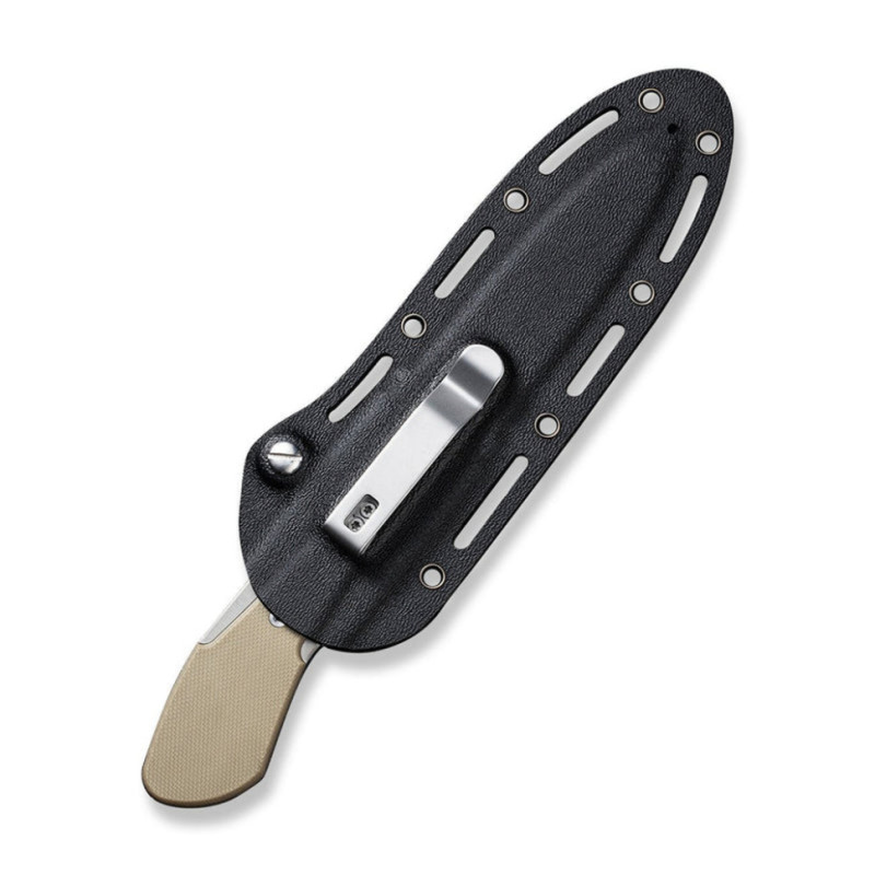 Ніж фіксований тактичний Civivi Varius, (9.5 см) D2 / G10 коричневий