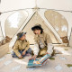 Намет тримісний з тентом Naturehike Kabi Quick-Set CNK2650WS020, коричневий