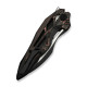 Ніж складаний туристичний Weknife Arrakis (8.8 см) Vanax / Titanium чорний з бронзою