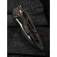 Ніж складаний туристичний Weknife Arrakis (8.8 см) Vanax / Titanium чорний з бронзою