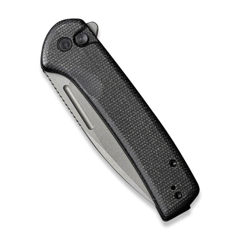 Ніж складаний туристичний Civivi Conspirator, (8.8 см) Nitro-V / Micarta чорний