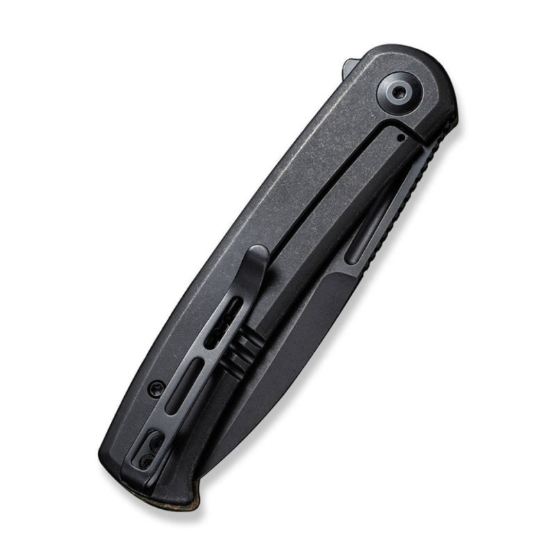 Ніж складаний туристичний Civivi Cetos, (8.8 см) 14C28N / Micarta & Stainless коричневий