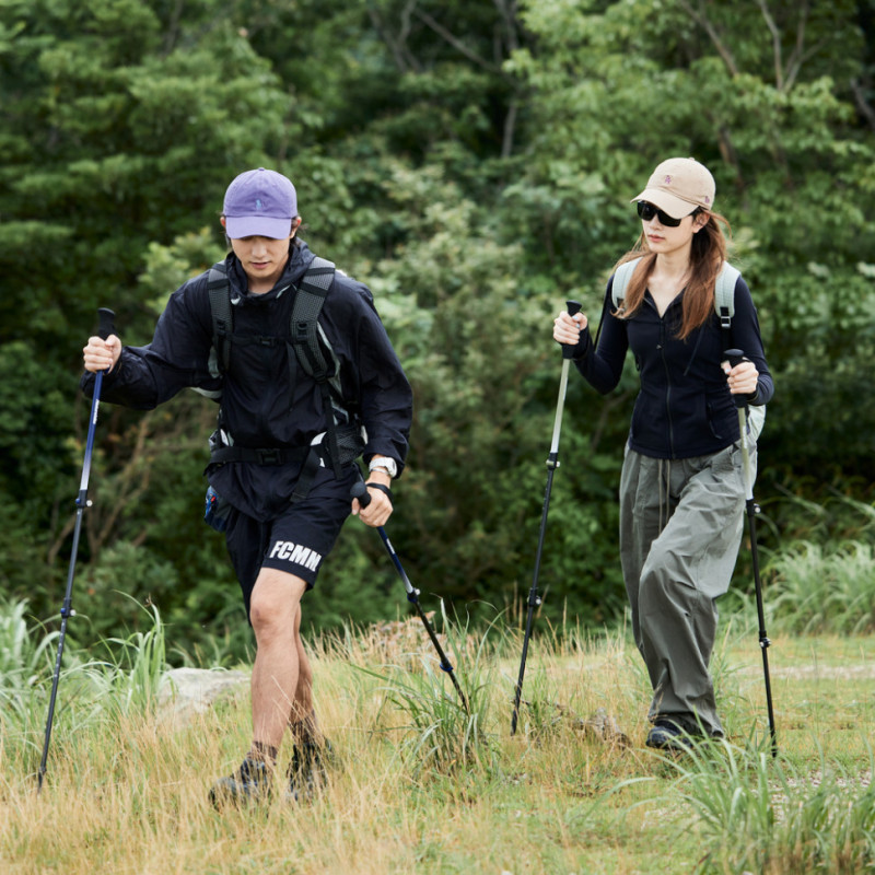 Трекінгова палиця 3-сек. Naturehike Hoar Trek EXT1 CNK2300DS010, 57-120 см, алюміній, коричнева