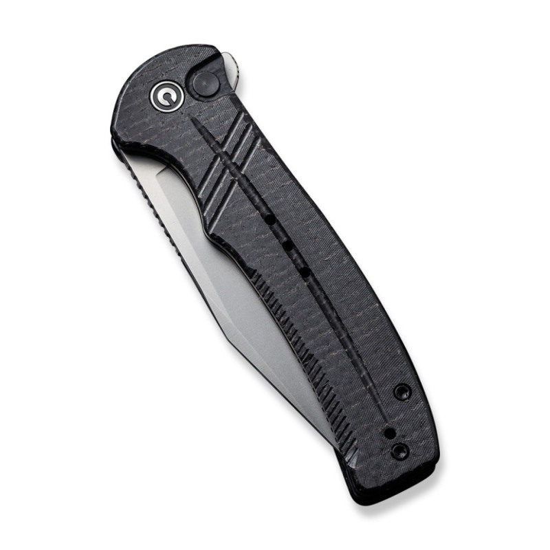 Ніж складаний туристичний Civivi Cogent, (8.8 см) 14C28N / Micarta чорний
