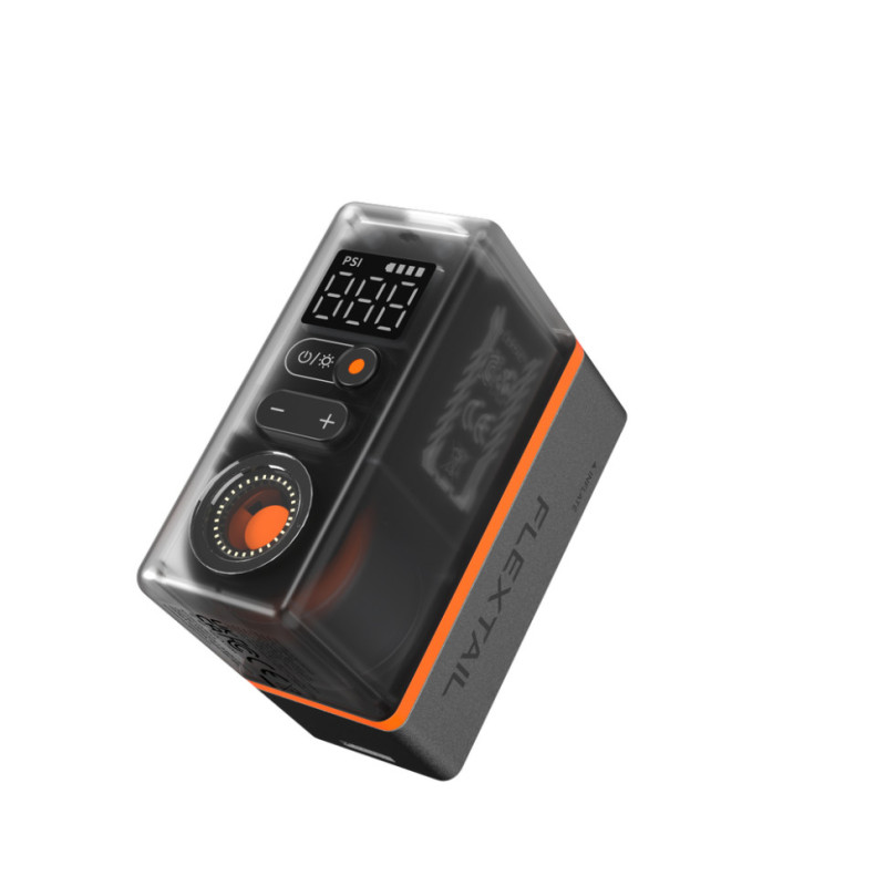 Велосипедний міні насос-задня фара Flextail Tiny Tire Pump ACS, чорний