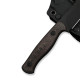 Ніж фіксований туристичний Weknife Notchline, (8.7 см) CPM S35VN /Carbon Fiber мідний з чохлом
