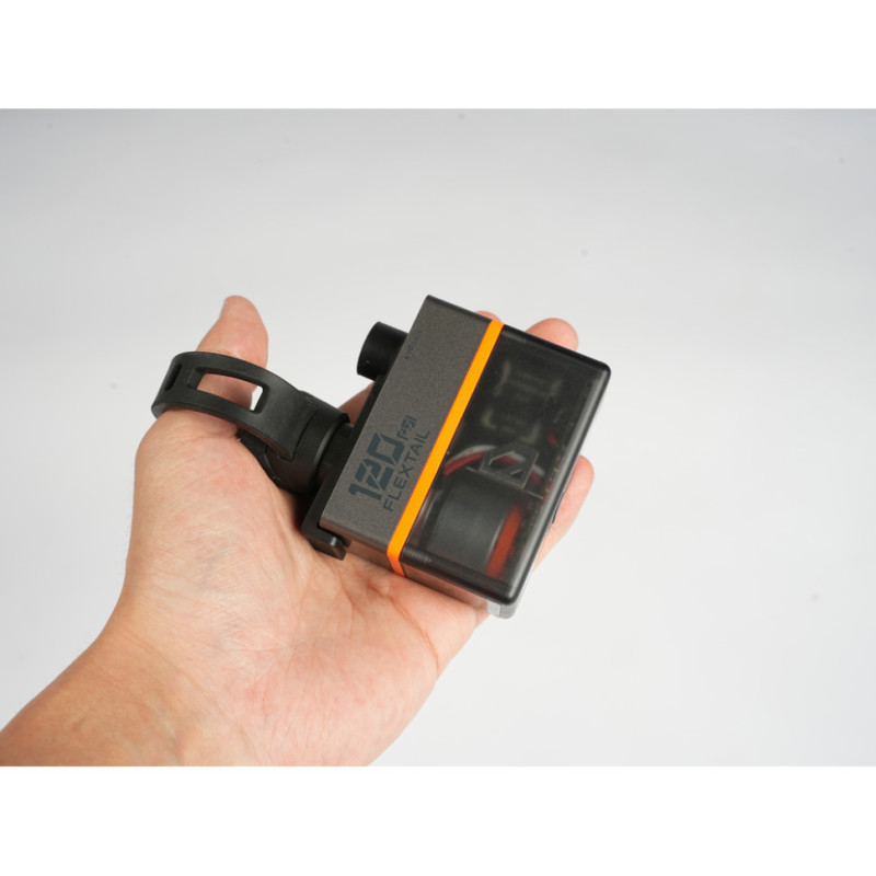 Велосипедний міні насос-задня фара Flextail Tiny Tire Pump ACS, чорний