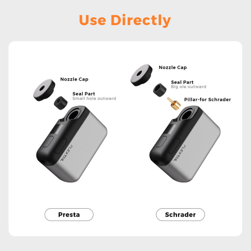 Велосипедний міні насос електричний Flextail Tiny Bike Pump Pro, 120 PSI