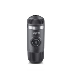Портативна еспресо-кавоварка Wacaco Nanopresso сіра, механічна, для меленої кави