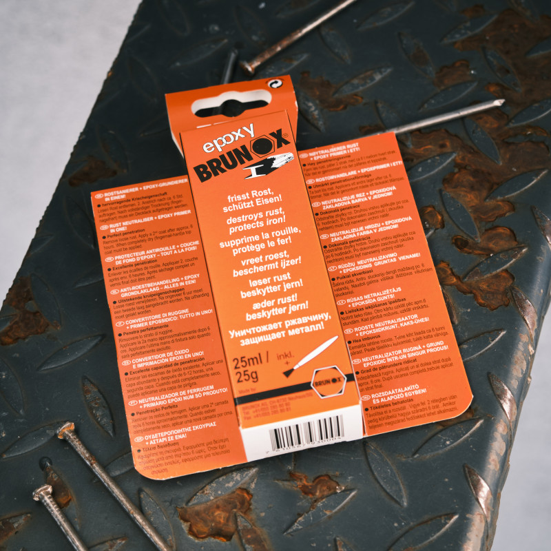 Перетворювач іржі та ґрунтовка з епоксидною смолою Brunox Epoxy 25ml